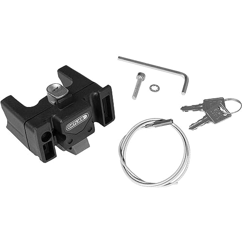 Ortlieb Bicycle Handlebar Bag, Ultimate6 M Lockable Single Cable Mount, Black