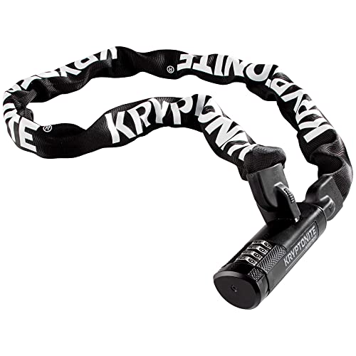 Kryptonite Keeper 712 Combo Bike Chain Lock, 4ft Resettable Bike Lock