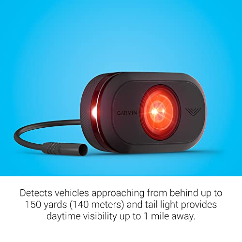 Garmin Varia eRTL615, Cycling Rearview Radar and Tail Light