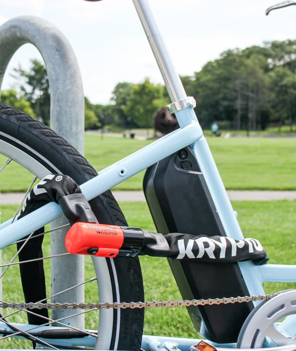 Kryptonite Evolution 1012 Bike Chain Lock, 4ft Steel Anti-Theft Security