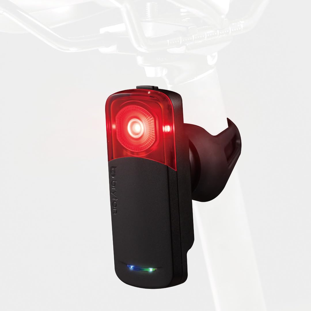 Cycling Radar Tail Light with Vehicle Alerts & 220° Visibility