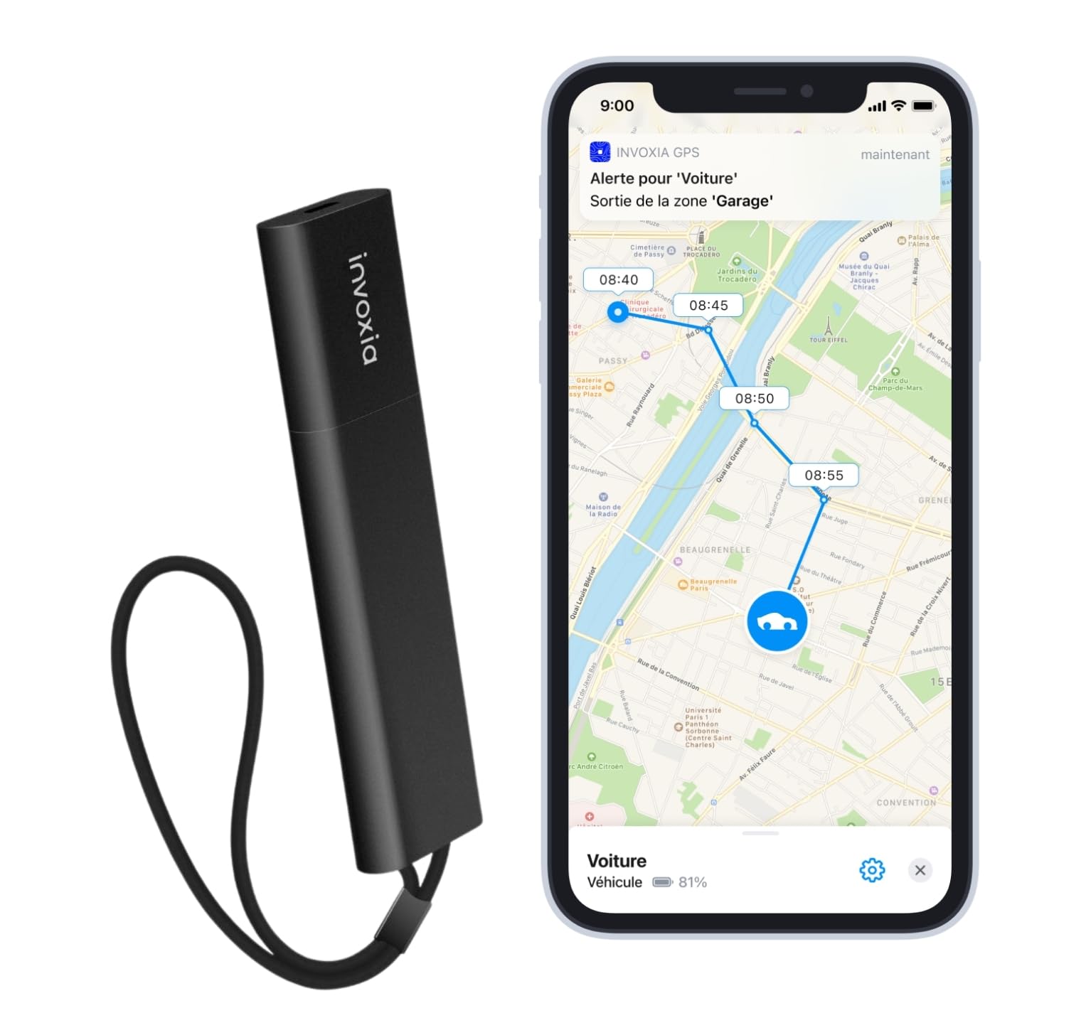 GPS-Tracker Pro Invoxia - Ortung in Echtzeit