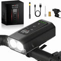 150 PSI Mini Electric Bike Pump with Digital Gauge & LED Light