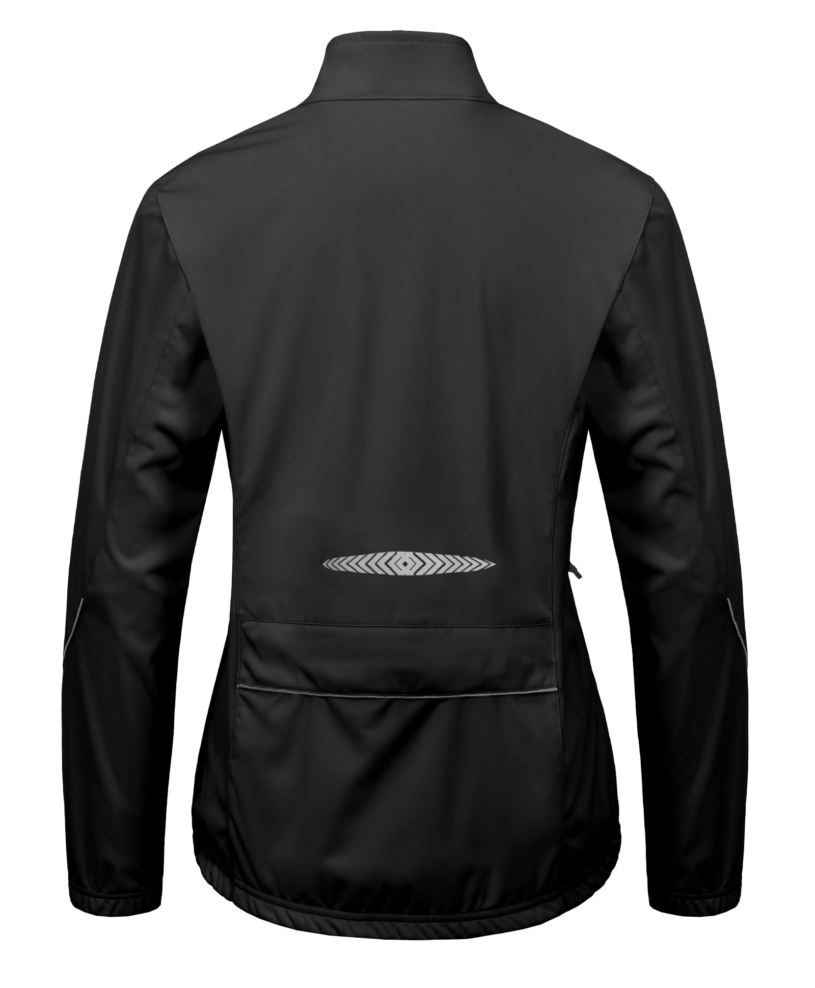 Women's Reflective Packable Cycling Jacket for All-Weather Riding