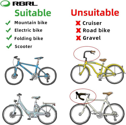 Rotatable Bar-End Bike Mirror with Scratch-Resistant Glass