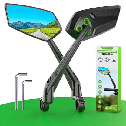 Rotatable Bar-End Bike Mirror with Scratch-Resistant Glass