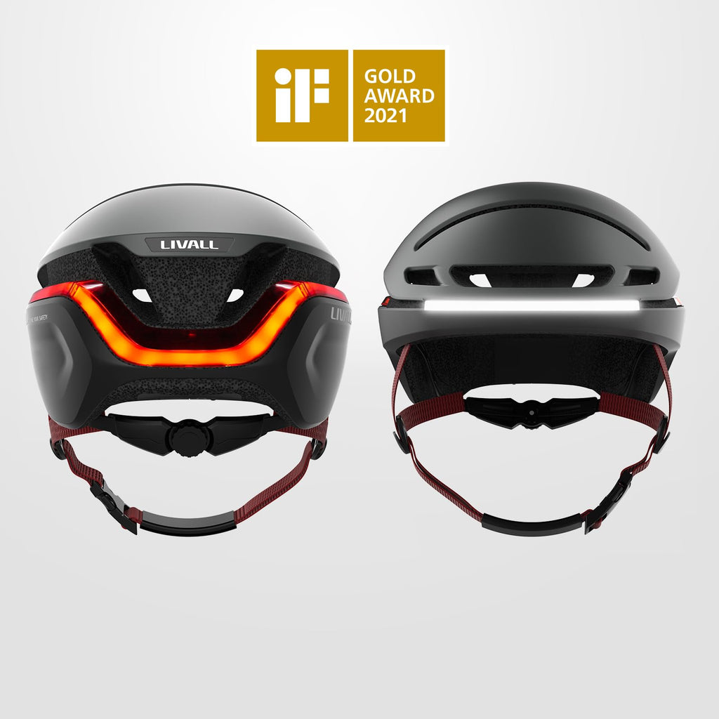 Smart Urban Bike Helmet with Turn Signals & Fall Detection