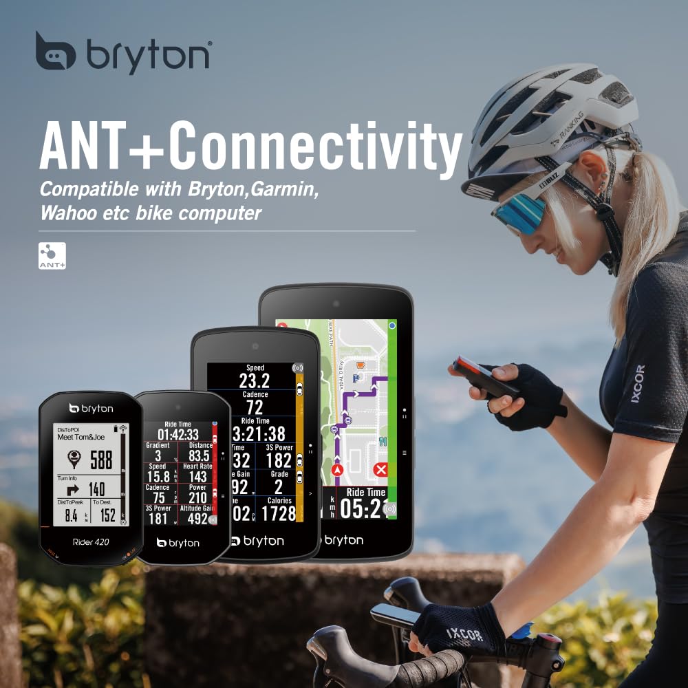 Cycling Radar Tail Light with Vehicle Alerts & 220° Visibility