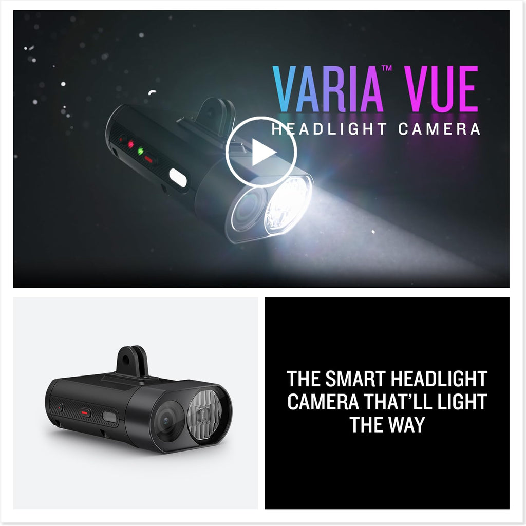 Garmin Varia™ Vue, Cycling Headlight, 4k Camera