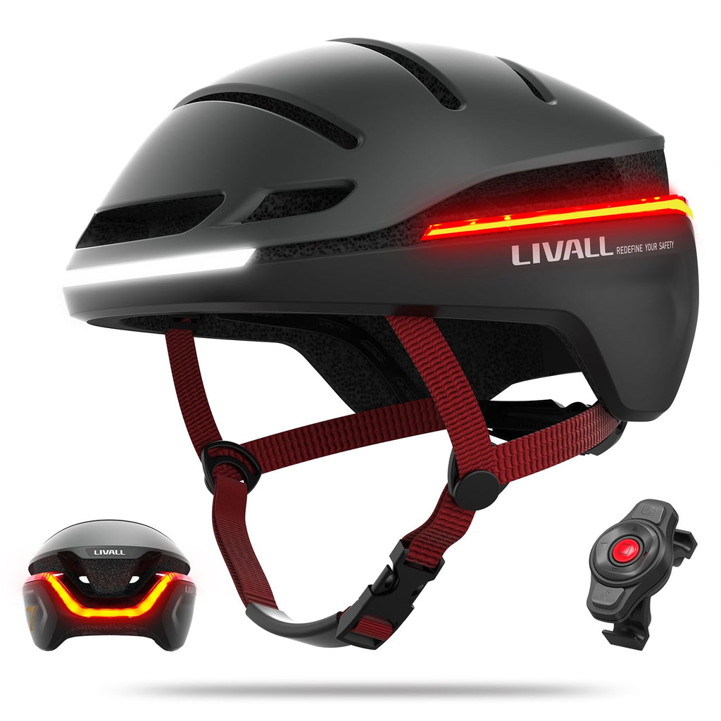 Smart Urban Bike Helmet with Turn Signals & Fall Detection