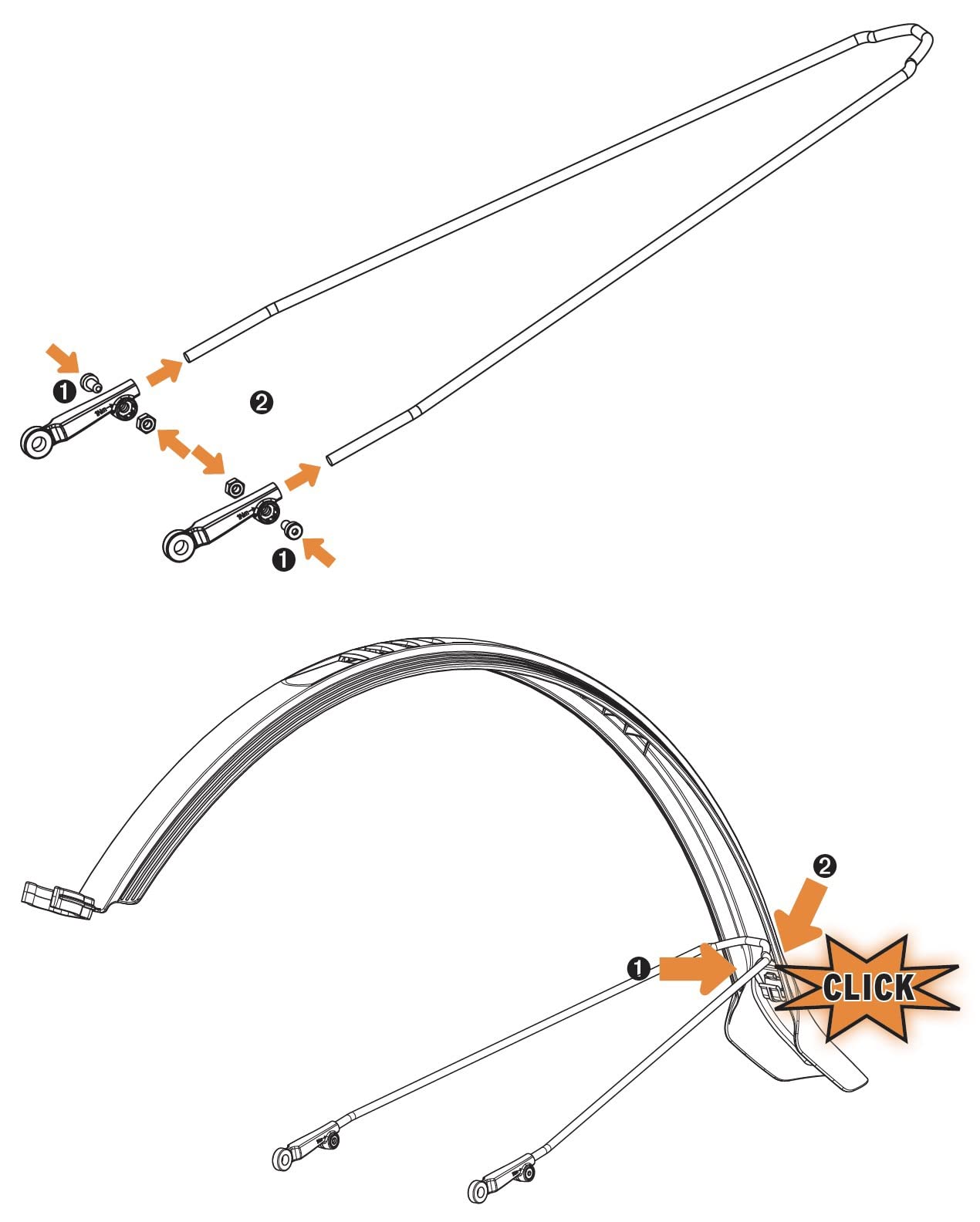 29-Inch Mountain Bike Mudguard Set for All-Weather Riding