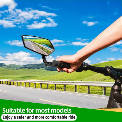 Rotatable Bar-End Bike Mirror with Scratch-Resistant Glass