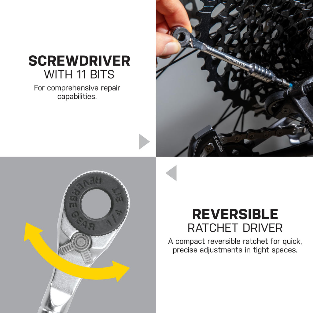 16-Function Ratchet Bike Repair & Maintenance Tool Kit