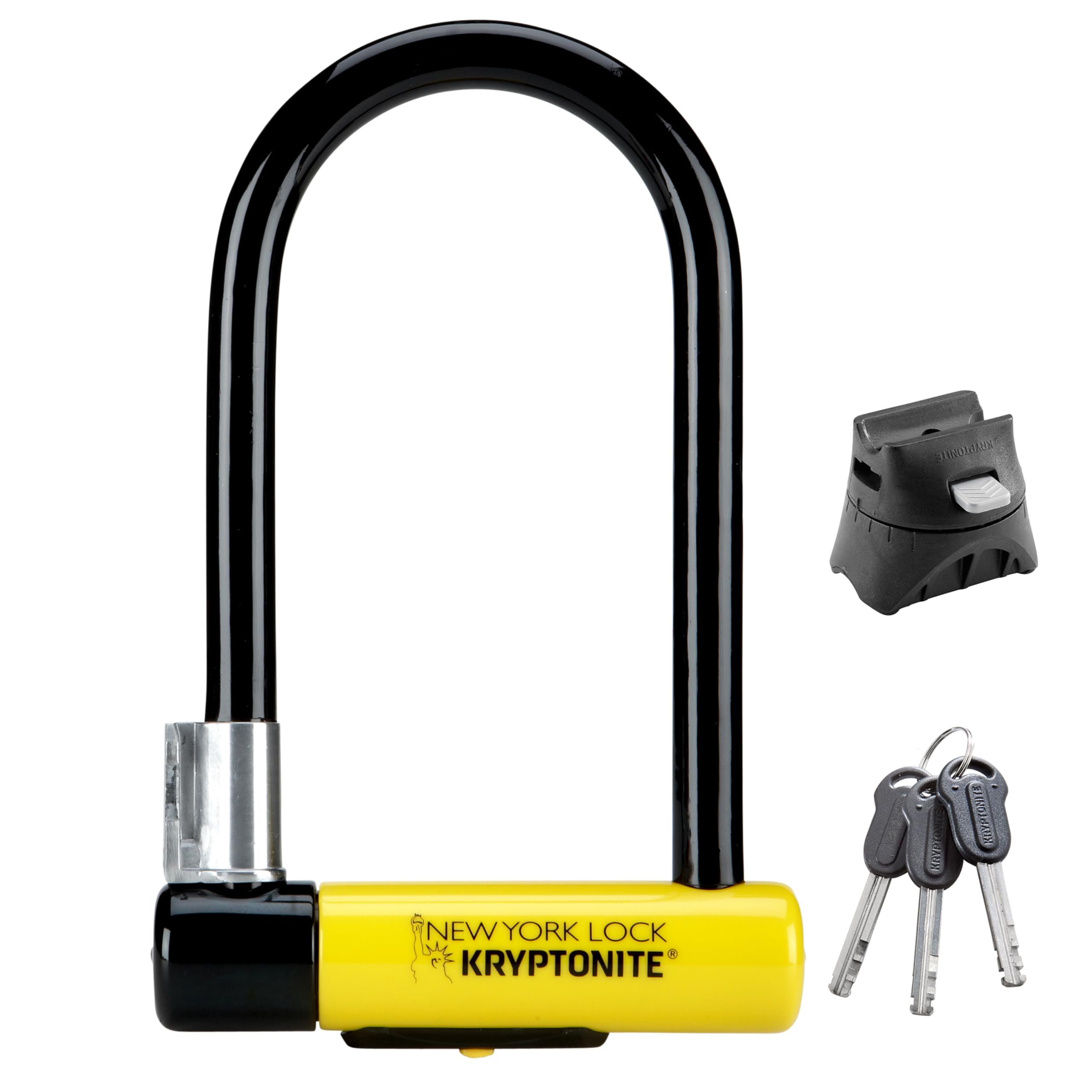 16mm Heavy-Duty Anti-Theft Steel Bike U-Lock