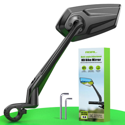 Rotatable Bar-End Bike Mirror with Scratch-Resistant Glass