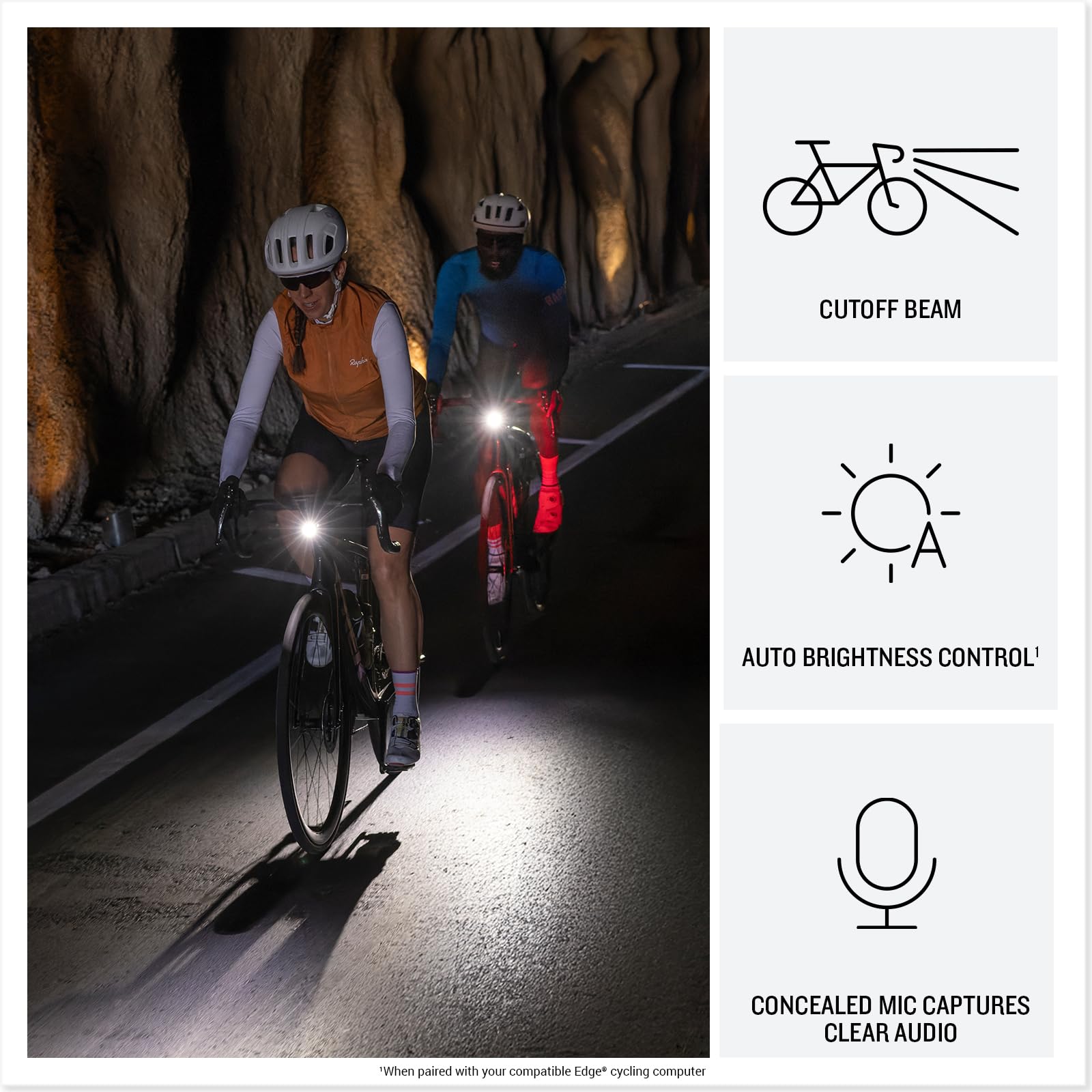 Garmin Varia™ Vue, Cycling Headlight, 4k Camera