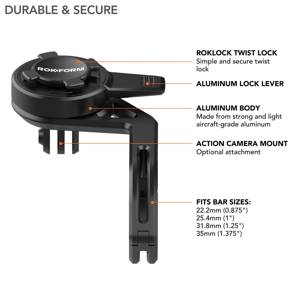 Rokform - S24 Ultra Rugged Case + Over the Top Bike Phone Mount