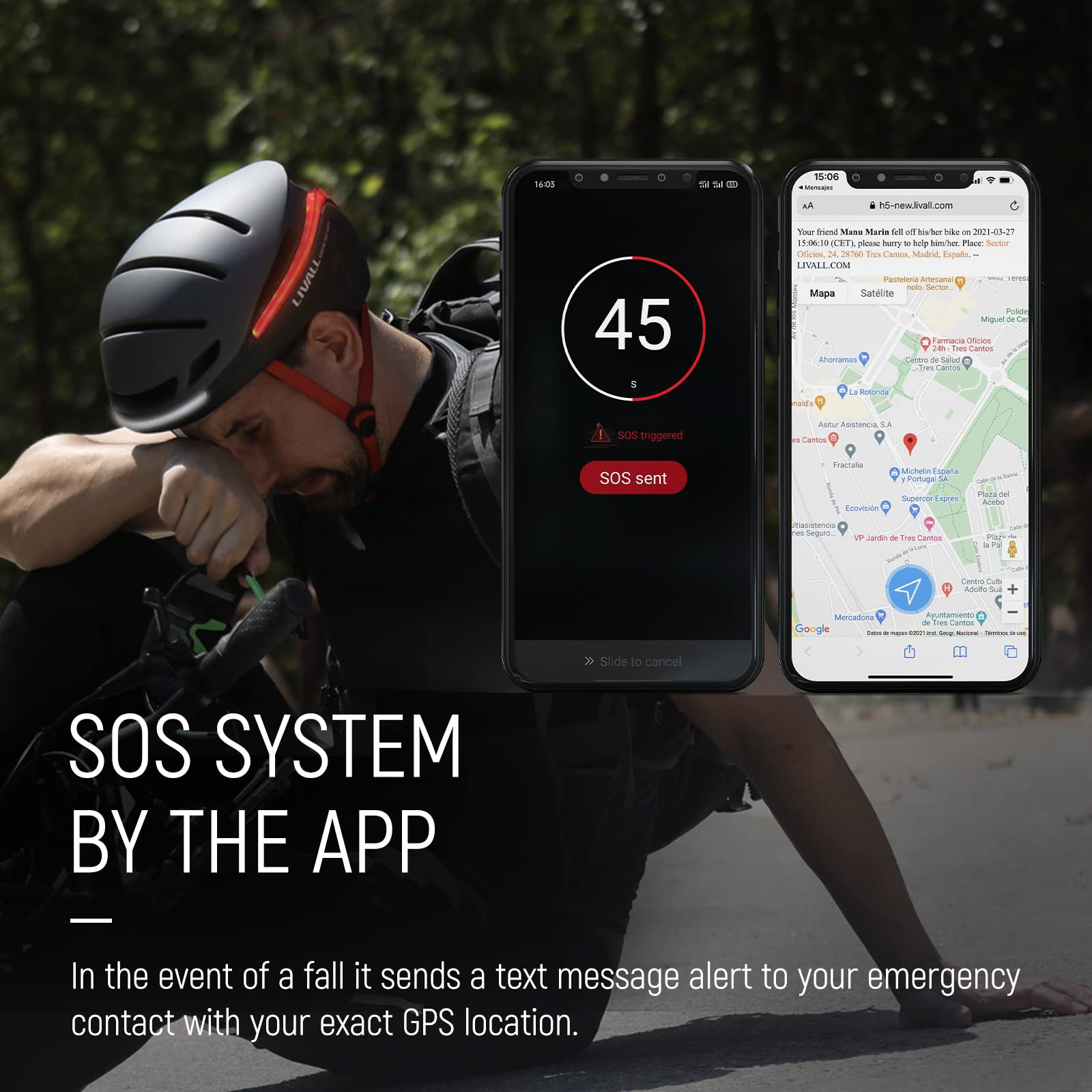 Smart Urban Bike Helmet with Turn Signals & Fall Detection