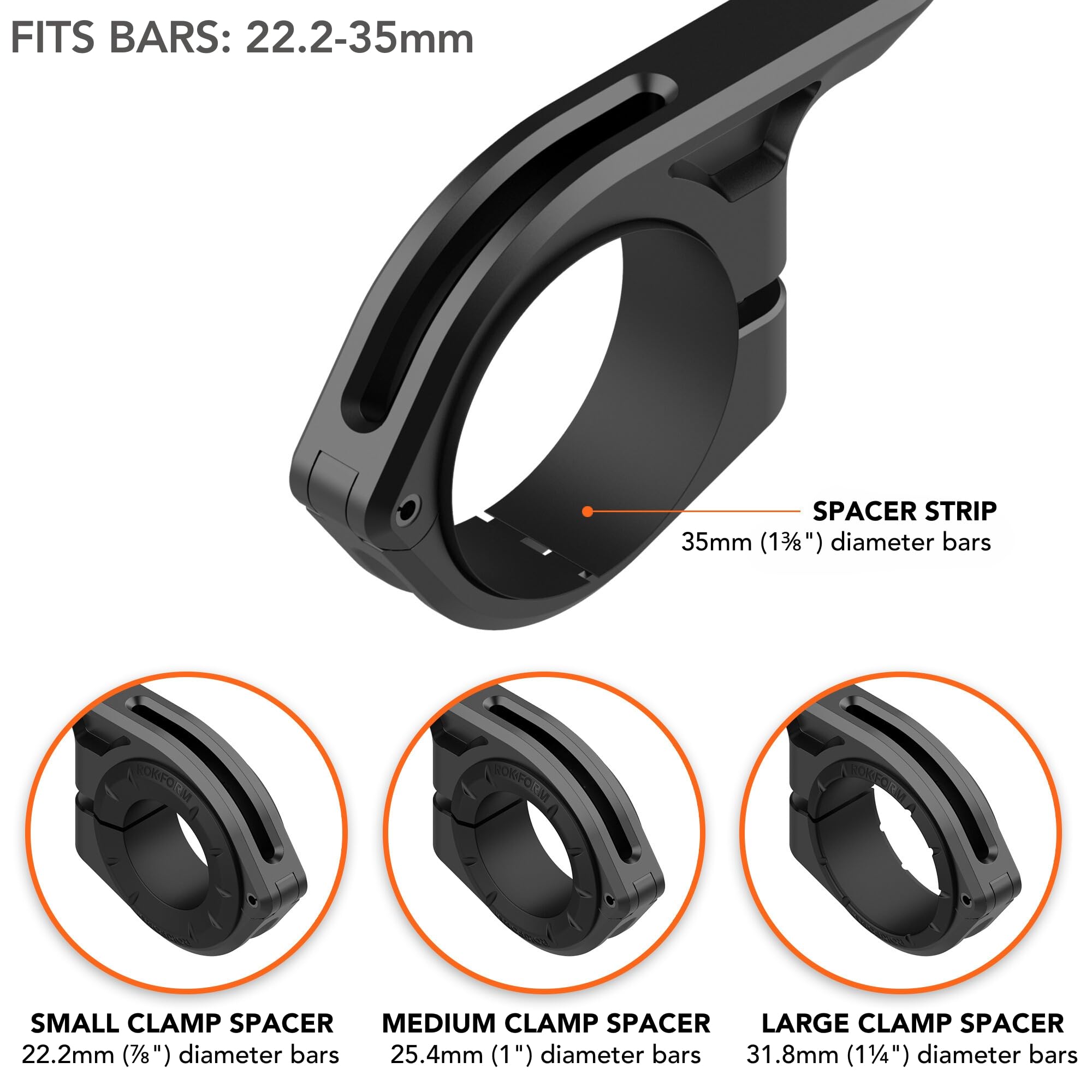 Rokform - S24 Ultra Rugged Case + Over the Top Bike Phone Mount