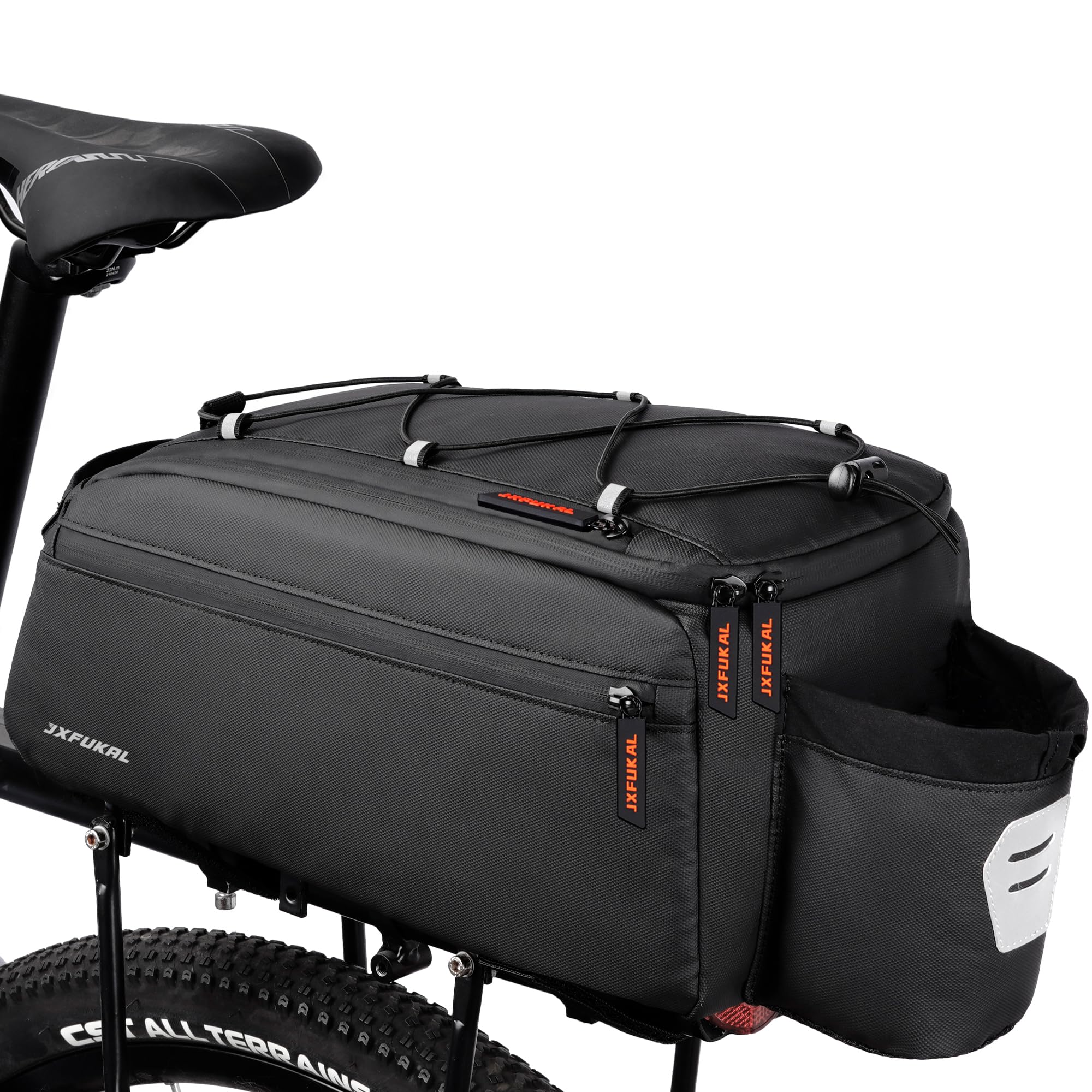 JXFUKAL Bike Bags for Bicycle Rear Rack, 13L/20L Supportive Bike Rack Bag