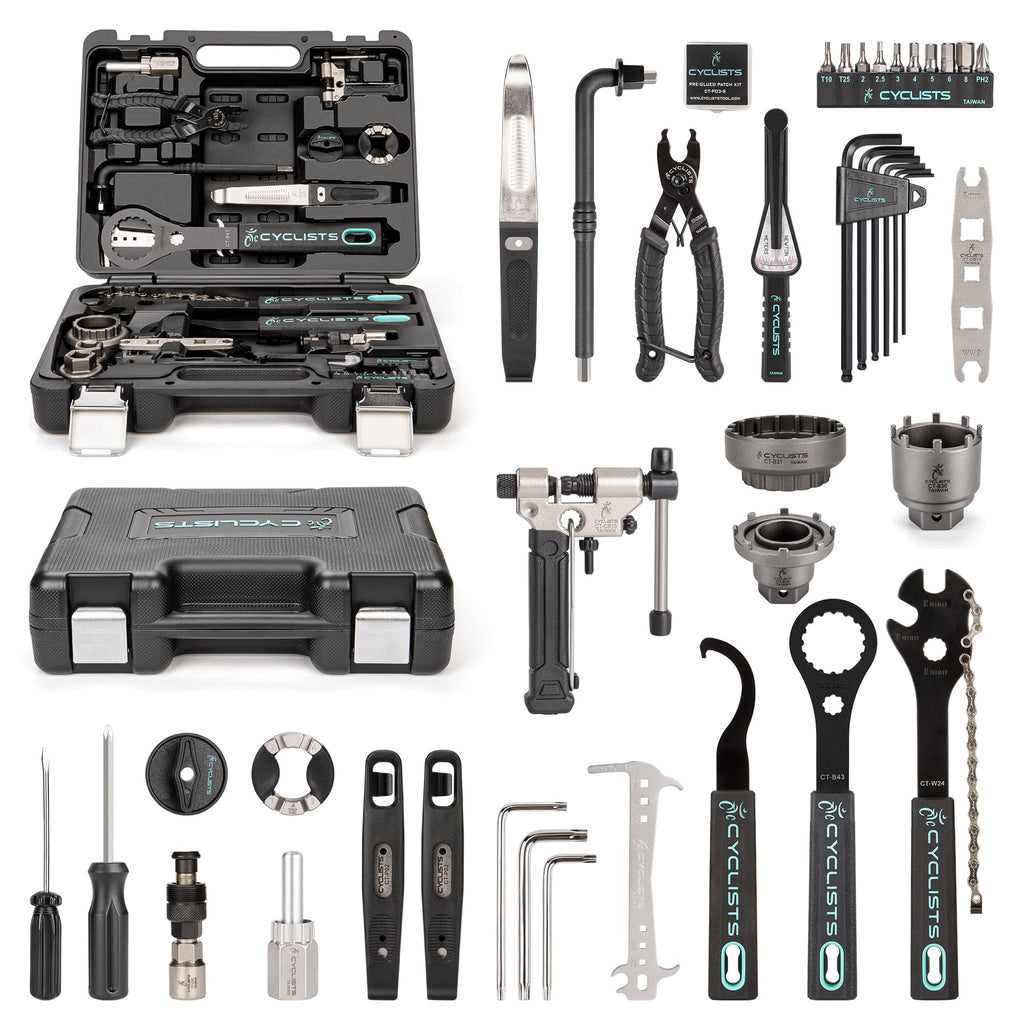 cyclists Professional Tool Kit for E-bike - 33 PCS Bicycle Repair Tool Set