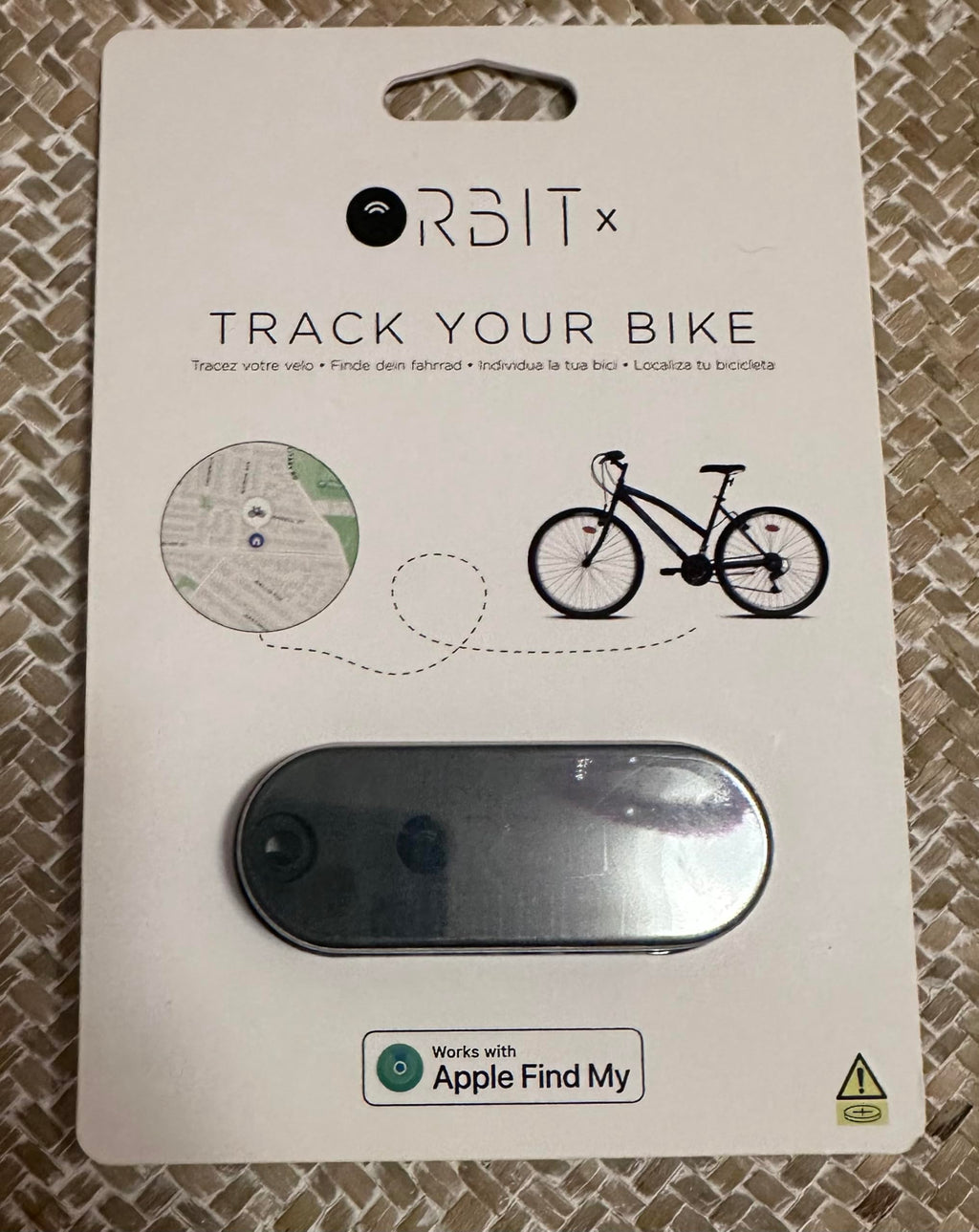 Waterproof Bike Tracker with Apple Find My & Secure Mount