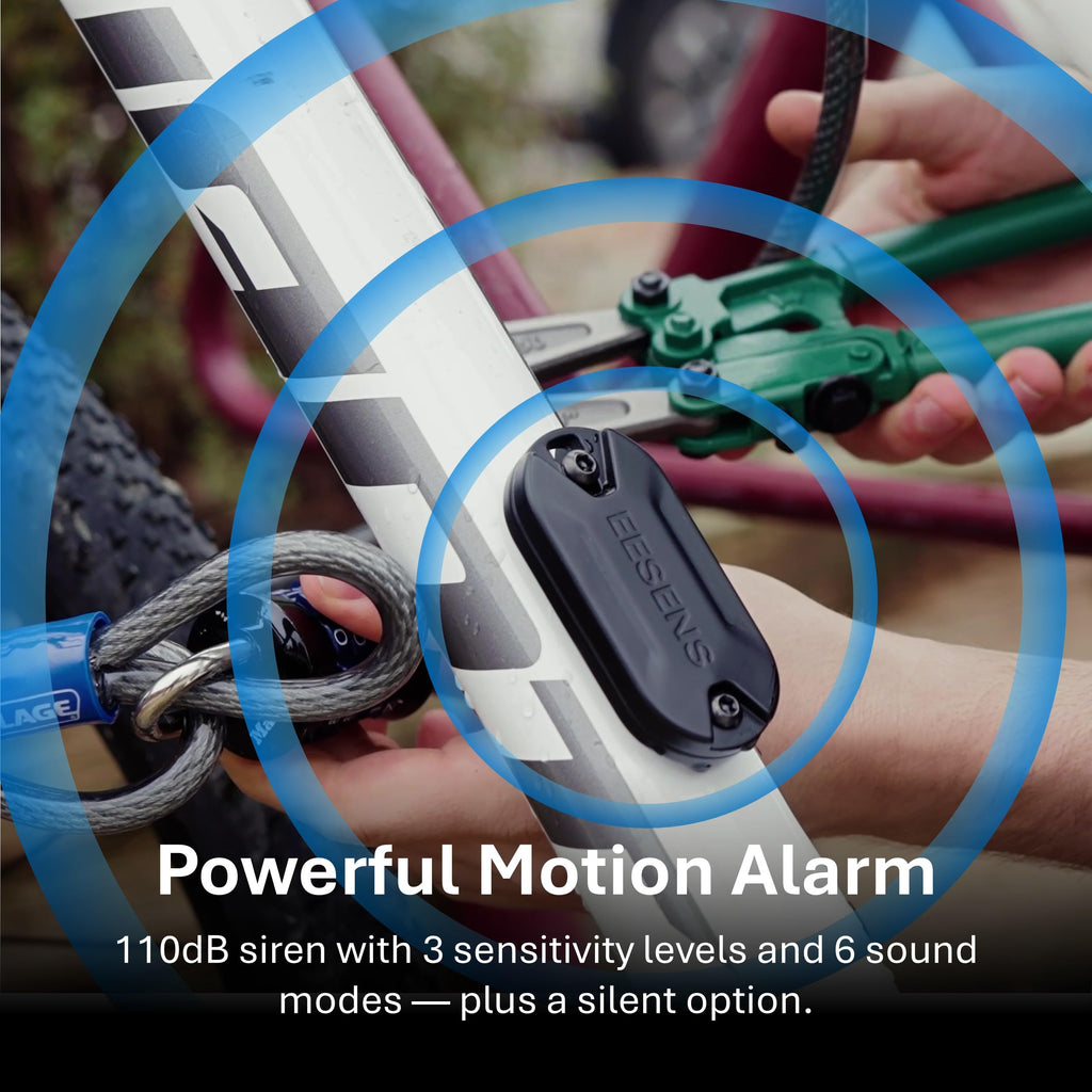 110dB Wireless Anti-Theft Alarm with Remote Vibration Alert