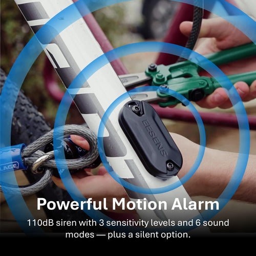 110dB Wireless Anti-Theft Alarm with Remote Vibration Alert