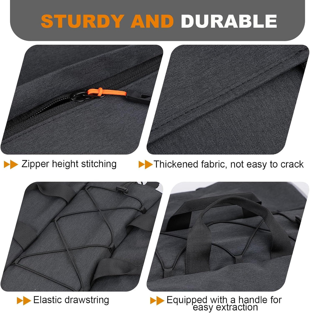 30L Waterproof Expandable Bike Panniers with Reflective Trim