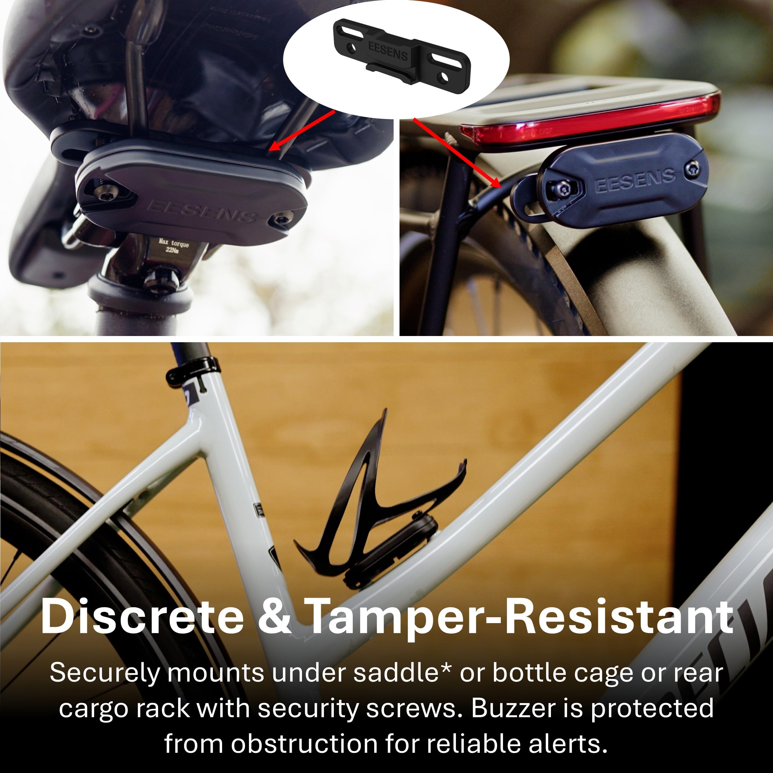 110dB Wireless Anti-Theft Alarm with Remote Vibration Alert