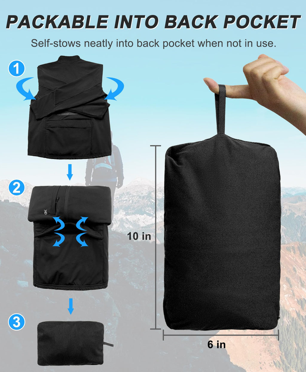 Women's Reflective Packable Cycling Jacket for All-Weather Riding