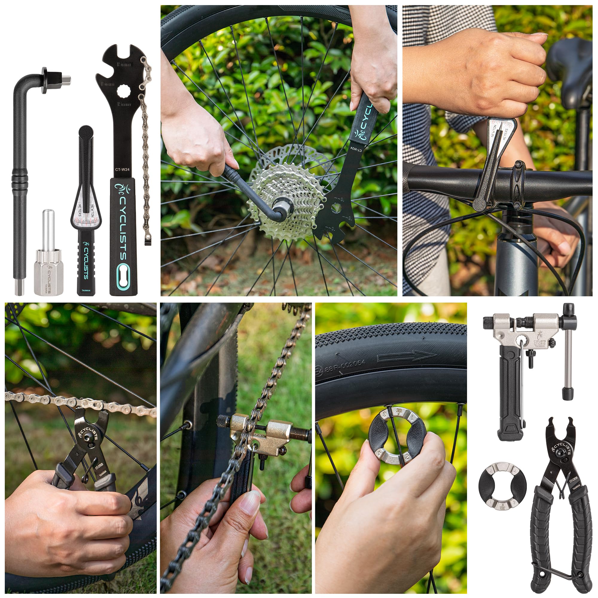 cyclists Professional Tool Kit for E-bike - 33 PCS Bicycle Repair Tool Set