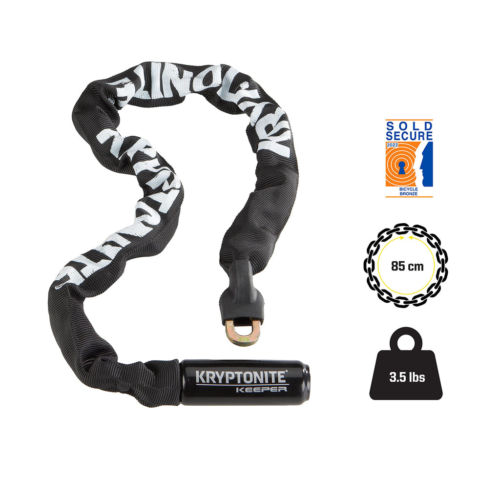 Heavy-Duty 2.8-Foot Bike Chain Lock with Keyed Security