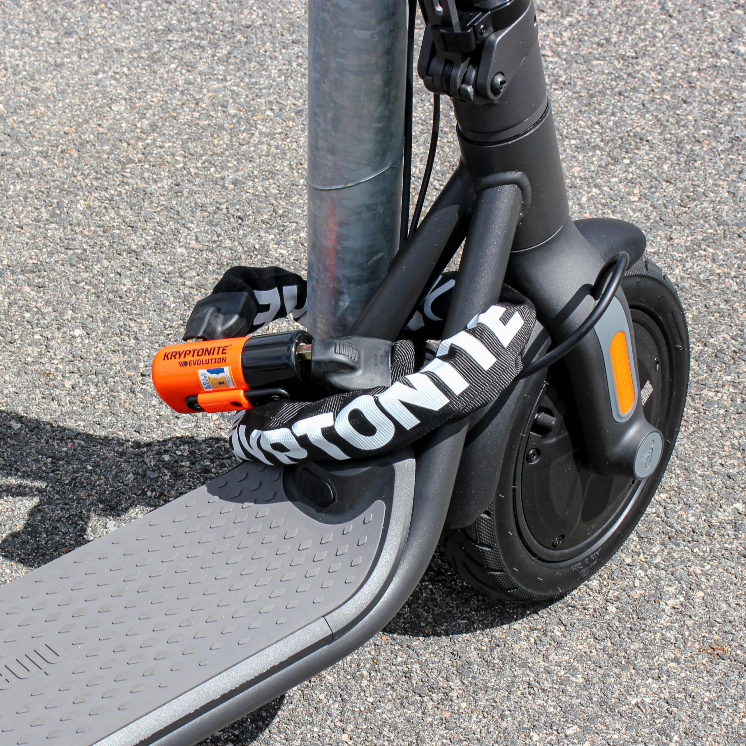 Kryptonite Evolution Mini Integrated 10mm Chain Bicycle Lock